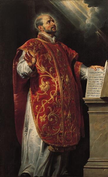 Saint Ignatius of Loyola - painting by Peter Paul Rubens