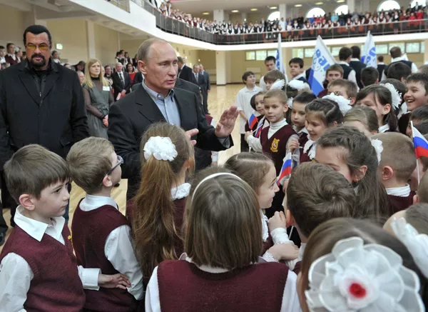 Segal and Putin open Martial Arts School in Russia