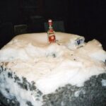 Abandoned libation to the tramp-god, Moscow.