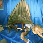 Happy robot Dimetrodon, Kiev, Ukraine.