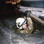 Vadim Mikhailov, Digger and Lord of the Underground emerges from his filthy kingdom.
