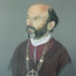 Sergei, Vissarionite priest and former Red Army Officer who used to sit in the middle of nowhere with his finger on The Button, waiting for the signal to initiate the apocalypse. Painting: Vissarion Christ